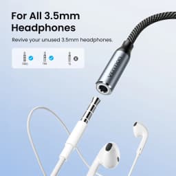 [2Pcs] Vention USB Type C to 3.5mm Jack Earphone Adapter Headphone USB C Cable Audio Adapter with DAC For iPhone 17 16 15 Xiaomi