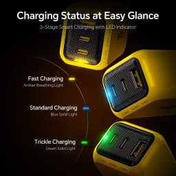 AOHI THE YOUTH 65W GaN Charger Type C PD Charger 3-Port USB Charger with QC4.0 Portable Fast Charger For iPhone /Laptop /Tablet