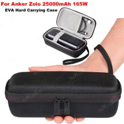 For Anker Zolo 165W Power Bank EVA Hard Travel Carrying Case Waterproof Shockproof Portable Charger Protective Storage Box
