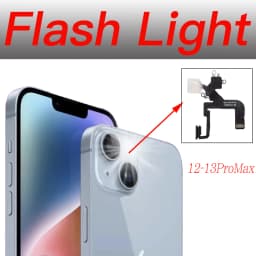 Flash Light Replacement For iPhone 12 13 14 15 Plus Mini Pro Max LED Flashlight Flex Cable