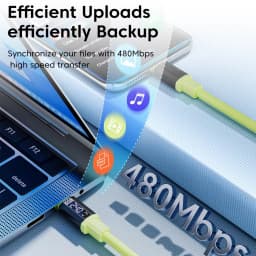 NNBILI 1-3Pcs 240W C-C Cable PD Fast Charging Phone Charger Data Cord For iPhone 18 17 Huawei Type C to USB C Quick Charge Wire