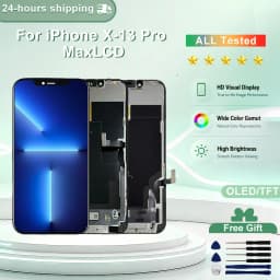 OLED For iPhone 11 12 13 Pro Max LCD 12 13 Mini Display 3D Touch For iPhone X XR XS Max LCD Face ID Digitizer Screen Incell