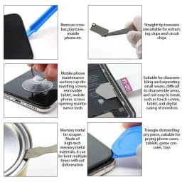 Universal Phone Disassembly Opening Screen Pry Repair Tool Kit Professional Mobile Phone Screwdriver Tools Kit For iPhone Xiaomi
