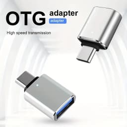 NNBILI 1-5pcs USB 3.0 To Type C Adapter LED OTG To USB C Male To USB A Female Connector For HUAWEI Samsung Xiaomi POCO Adapters