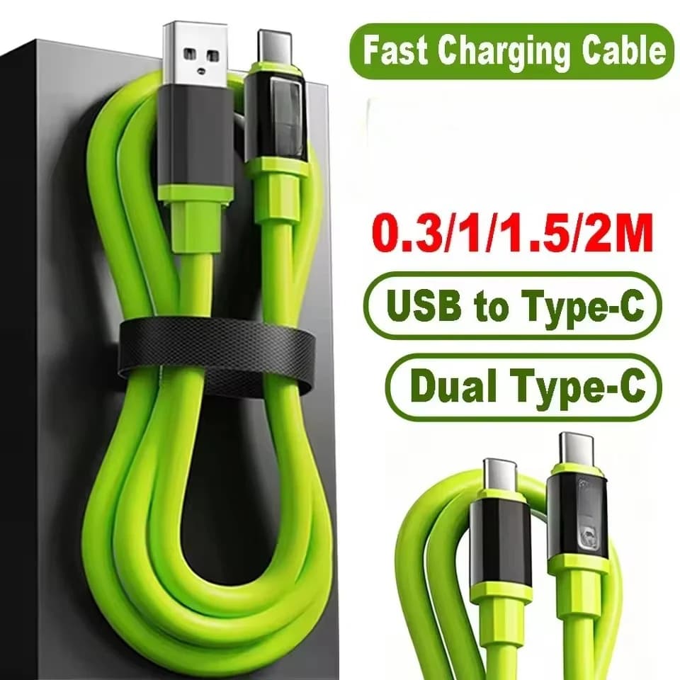 USB C To C Data Cable PD Fast Charging Charger Line for iPhone 16 17 Samsung Xiaomi Phone 0.3m/1m/1.5m/2m Dual Type C Cord