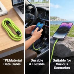USB C To C Data Cable PD Fast Charging Charger Line for iPhone 16 17 Samsung Xiaomi Phone 0.3m/1m/1.5m/2m Dual Type C Cord