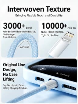 PD 30W Fast Charger For iPhone 14 13 12 11 X XR XS 8 Pro Max Plus Mini iPad Air Fast Charging Cable USB C to L Durable
