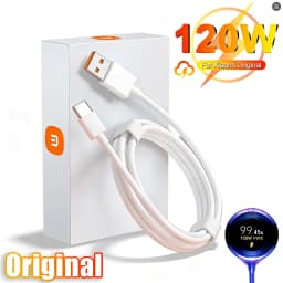Original For Xiaomi 120W USB Type C 67W Cable Mi 17 Pro Max 14 Ultra 13T Pro Redmi Note 15 K90 Poco Tipo 6A Turbo Fast Charging