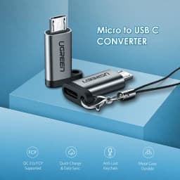 Ugreen Mobile Phone Adapter Micro USB to USB C Adapter Microusb Connector Xiaomi Redmi Oppo Vivo USB Type C Adapter Converters