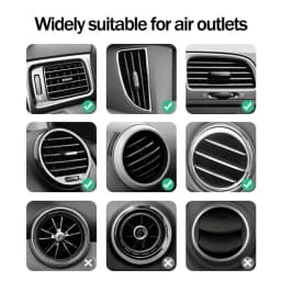 Car Wireless Charger Air Vent Mount Phone Holder Stand For iPhone 17 16 15 14 13 12 Samsung Xiaomi Induction Fast Car Charging