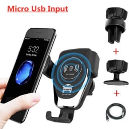 Car Wireless Charger Air Vent Mount Phone Holder Stand For iPhone 17 16 15 14 13 12 Samsung Xiaomi Induction Fast Car Charging