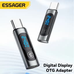Essager USB 3.0 2.0 OTG Adapter 240W Fast Charging USB C To Type C Display Adapter OTG Connector For iPhone 15 Macbook Samsung