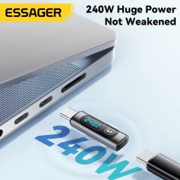 Essager USB 3.0 2.0 OTG Adapter 240W Fast Charging USB C To Type C Display Adapter OTG Connector For iPhone 15 Macbook Samsung