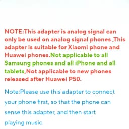 Type C To 3.5mm Jack Adapter For Xiaomi Huawei Analog Signal Phone Audio Splitter Headphone Charger Usb-C Not For iPhone Samsung