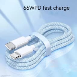 1M 1.5M 2M USB-C to Type C Color Cable For 15 Pro Max  PD 60W Fast Charging For Xiaomi Samsung Weaving Cable Accessories