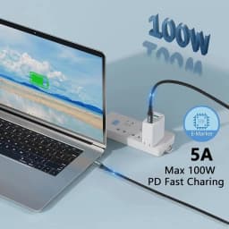 USB C to C 5A 100W PD Fast Charging 20Gbps Cable USB3.2 Gen2x2 8K 4K Video Output Cord for Laptop Tablet Mobile Phone Hard Drive