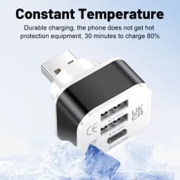 3 IN 1 USB Type C Adapter OTG USB A Male to 2 USB A 1 Type C Female HUB Converter USB Type C Charging Data Transfer Adaptador