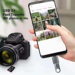 Type-C Para USB 3.0 OTG Adapter USB to Type-C Interface iPhone 15 Samsung Xiaomi Huawei Mouse Plug Tablet Adapter