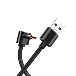 100W 90 Degrees Braid 0.25m/0.5m/1m/2m 4A Quick Charger Elbow USB to Type C Cord PD Cable For iPhone Samsung Xiaomi Macbook