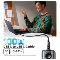 UGREEN UNO PD100W USB C to USB C Cable Fast Charging for Laptop iPhone 17 16 Type C Data Cord for Samsung Xiaomi Poco 5A Charge