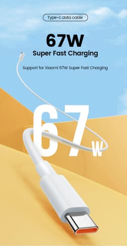For Xiaomi Original 67W USB Super Fast Charger Power Adapter Mi 12 11 6A Type C Cable POCO X5 X4 Pro Redmi Note 9 10 11 Charging