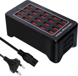 20/30 Ports USB Charger 100W/150W Smart USB Charger Desktop Charging Hub Multi-Port Charging Station for Samsung/iPhone/iPad/Tab
