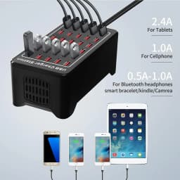 20/30 Ports USB Charger 100W/150W Smart USB Charger Desktop Charging Hub Multi-Port Charging Station for Samsung/iPhone/iPad/Tab
