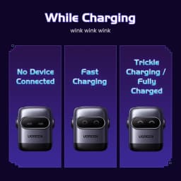 【US Plug】UGREEN 65W 30W GaN Charger Robot Design QC4.0 3.0 PPS for iPhone 18 17 16 Pro Macbook Laptops Tablet PD3.0 Fast Charg