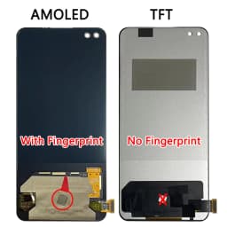 Super AMOLED For OnePlus One Plus Nord LCD Display Touch Screen Digitizer Panel For 1+Nord 5G AC2003 AC2001 LCD Frame
