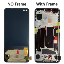 Super AMOLED For OnePlus One Plus Nord LCD Display Touch Screen Digitizer Panel For 1+Nord 5G AC2003 AC2001 LCD Frame