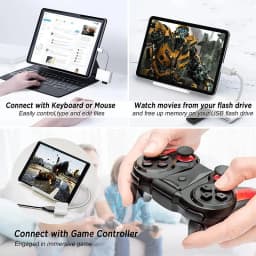 USB-C to SD Card Reader for iPhone iPad,3-in-1 Multiport Adapter with USB Port, for MacBook Air/Pro