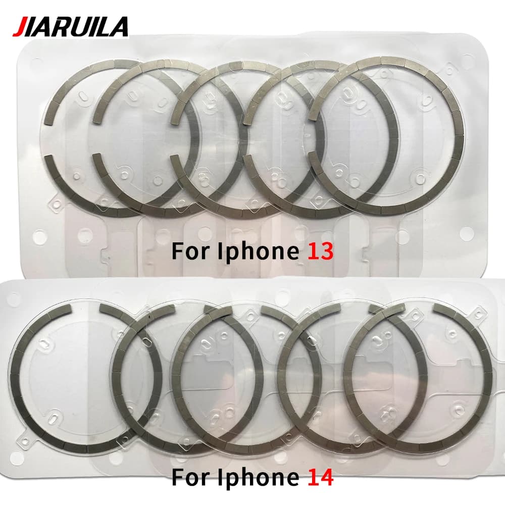 Back Housing Magnatic Replacement For Iphone 12 13 14 Pro Max Mini Plus Rear Cover Glass Wireless Charging Magnet