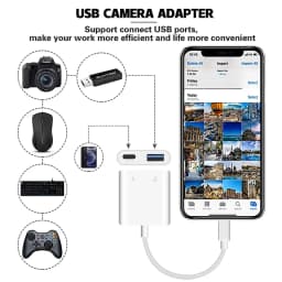 USB-C To USB-A3.0 Adapter with Charging TYPE-C OTG Adapter OTG Cable Type-C Splitter USB Female Adapter OTG For Mouse Keyboard