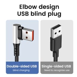 90 Degree Elbow Spring Cable USB Type C 6A Fast Charging 0.35-1.6M Retractable Data USB C To Type C Cable For iphone 15 Android