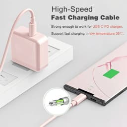 PD 60W Type C to Type C Cable For iPhone 15 16 Fast Charging For Samsung Xiaomi Huawei Type C Data Phone Accessories 1M 2M