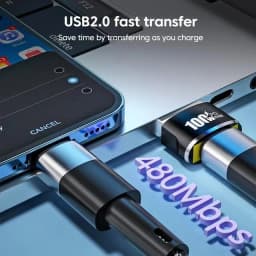 1/2/5Pcs USB To Type C OTG Adapter USB USB-C Female To USB Male PD100W Fast Charging OTG Connector For PC Macbook Samsung Xiaomi