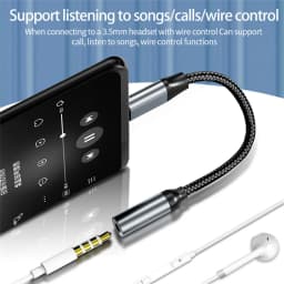 NNBILI USB Type C To 3.5mm Aux Adapter Jack Audio Cable Earphone Cable Converter for iPhone 15 Samsung S24 S23 Ultra Xiaomi 14