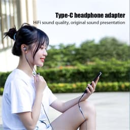 NNBILI USB Type C To 3.5mm Aux Adapter Jack Audio Cable Earphone Cable Converter for iPhone 15 Samsung S24 S23 Ultra Xiaomi 14