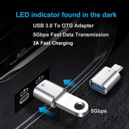 USB 3.0 To Type-C OTG Adapter USB type C Male To Micro USB Female Converter For Macbook Samsung S20 USBC OTG Connector