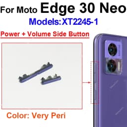 Power Volume Button For Motorola MOTO Edge 30 Neo XT2245-1 Edge 30 Ultra Pro Edge X30 XT-2201 Side Key Button Flex Cable Parts