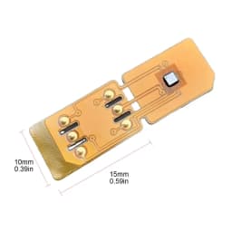 Mobile Phone USIM Unlocking Card for Phone13/12/11/ProMax/XR Pro SIM Card Reader Adapter Box Iphone Xr Dual Sim Card Reader