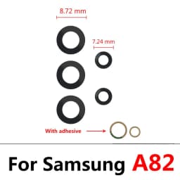 NEW Rear Back Camera glass Cover Lens With Adhesive For Samsung A13 A14 23 4G A32 A52 5G A33 A53 A73 A52 A72 A82 A52S A24 A34