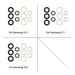NEW Rear Back Camera glass Cover Lens With Adhesive For Samsung A13 A14 23 4G A32 A52 5G A33 A53 A73 A52 A72 A82 A52S A24 A34