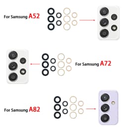 NEW Rear Back Camera glass Cover Lens With Adhesive For Samsung A13 A14 23 4G A32 A52 5G A33 A53 A73 A52 A72 A82 A52S A24 A34