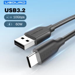 UGOURD USB3.2 10Gbps Cable USB 3.0/3.1/3.2 OTG Cable USB A to USB Type C Data Transfer SSD Hard Disk Cable 3A 60W QC 3.0