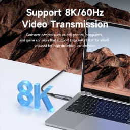 Hagibis LED Display 240W USB C Adapter Type C to USB C USB4 Connector 40Gbps 8K@60Hz for Thunderbolt 4/3 iPhone 17 Macbook Pro