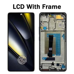 6.67" New AMOLED for Xiaomi Poco F6 LCD 24069PC21G Display Touch Screen Digitizer Assembly for Xiaomi Poco F6 LCD Frame