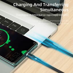 5A Magnetic USB C Cable Super Fast Charging Micro USB Type C For iPhone 13 Samsung Xiaomi Huawei P30 Android Charging Data Cable