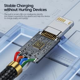 Toocki USB Cable for iPhone 14 13 12 Pro Max X XR 8 Plus iPad Fast Charging Charger Aluminum iP Cable iPhone Series Data Cord