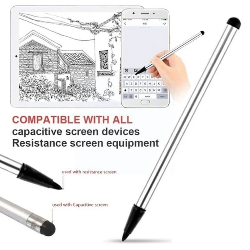 Universal Dual Use Screen Pen for Ipad Stylus for Lenovo Android Tablet Phone Stylus for Samsung for Xiaomi Capacitance Pen